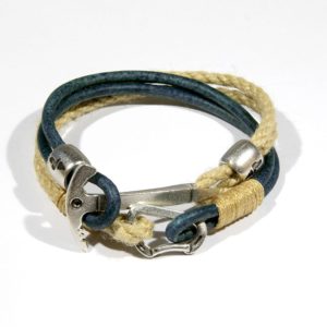 Bracelet with ice axe and carabiner