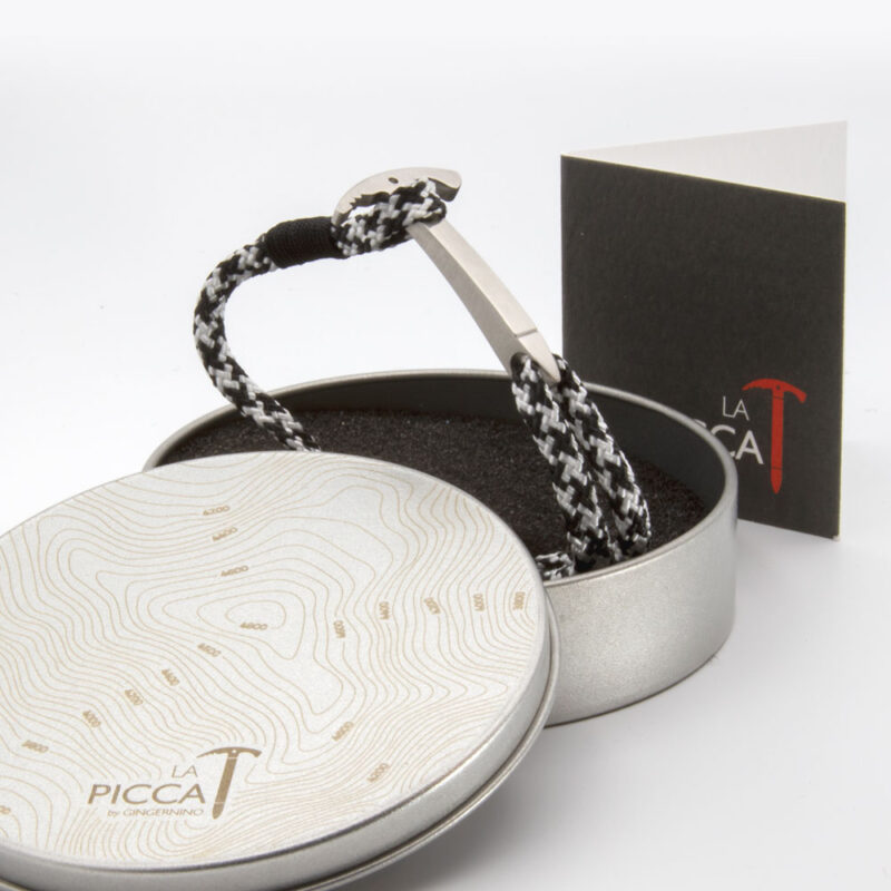 Bracciale con piccozza Steel Edition / Personalizzabile - immagine 2