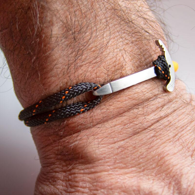 Bracciale con piccozza Steel Edition / Personalizzabile - immagine 5