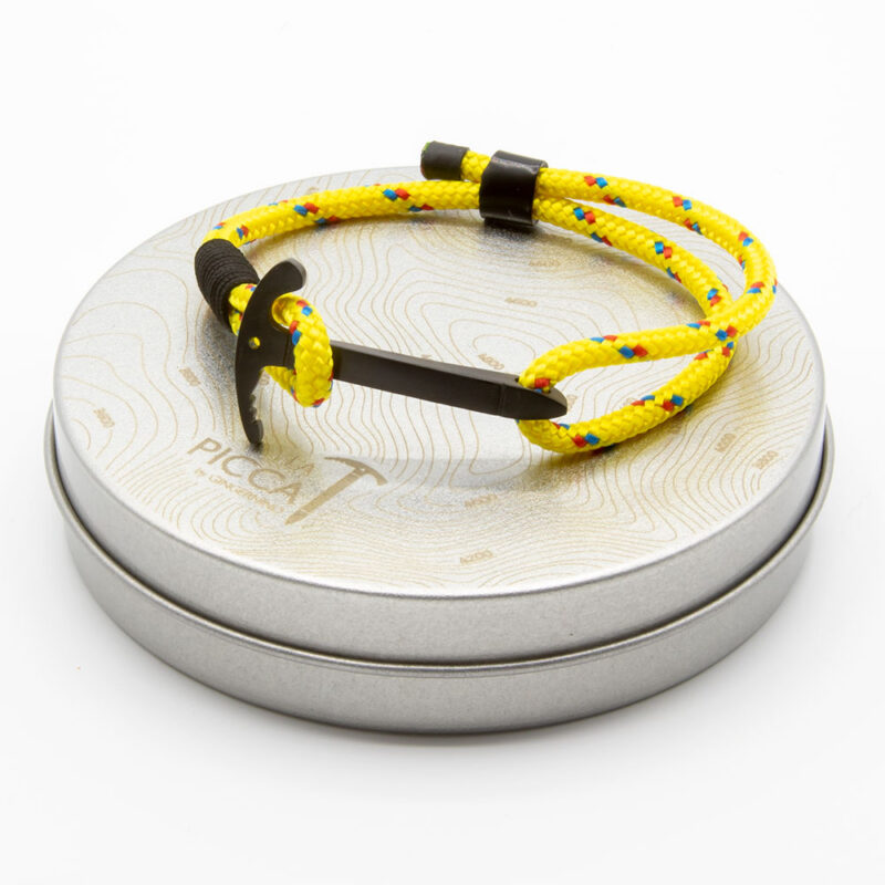 Bracciale con piccozza Black Steel Edition / Personalizzabile - immagine 5