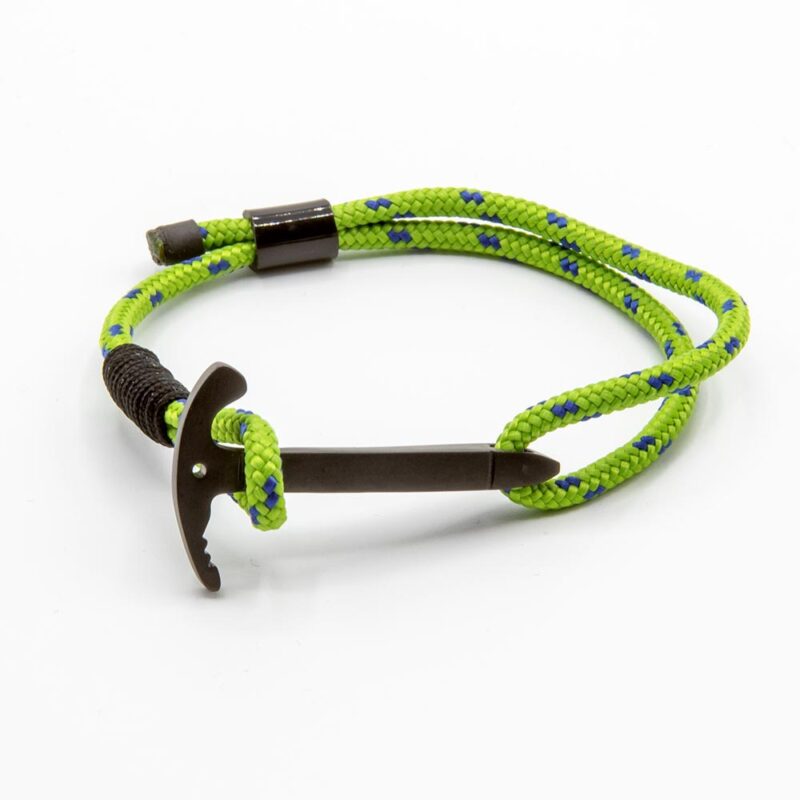 Bracciale con piccozza Black Steel Edition / Personalizzabile - immagine 17