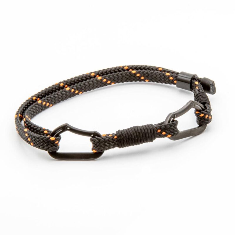 Bracciale Rinvio con moschettoni Black Steel Edition