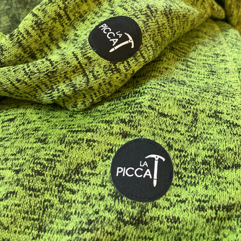 Felpa melange Acid Green - immagine 4