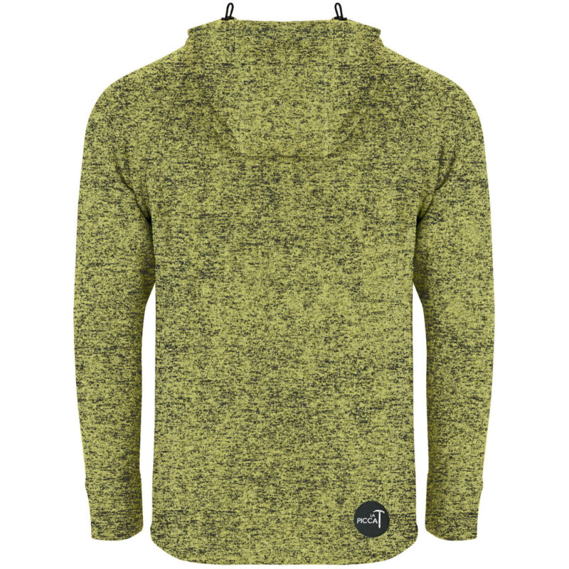 Felpa melange Acid Green - immagine 5