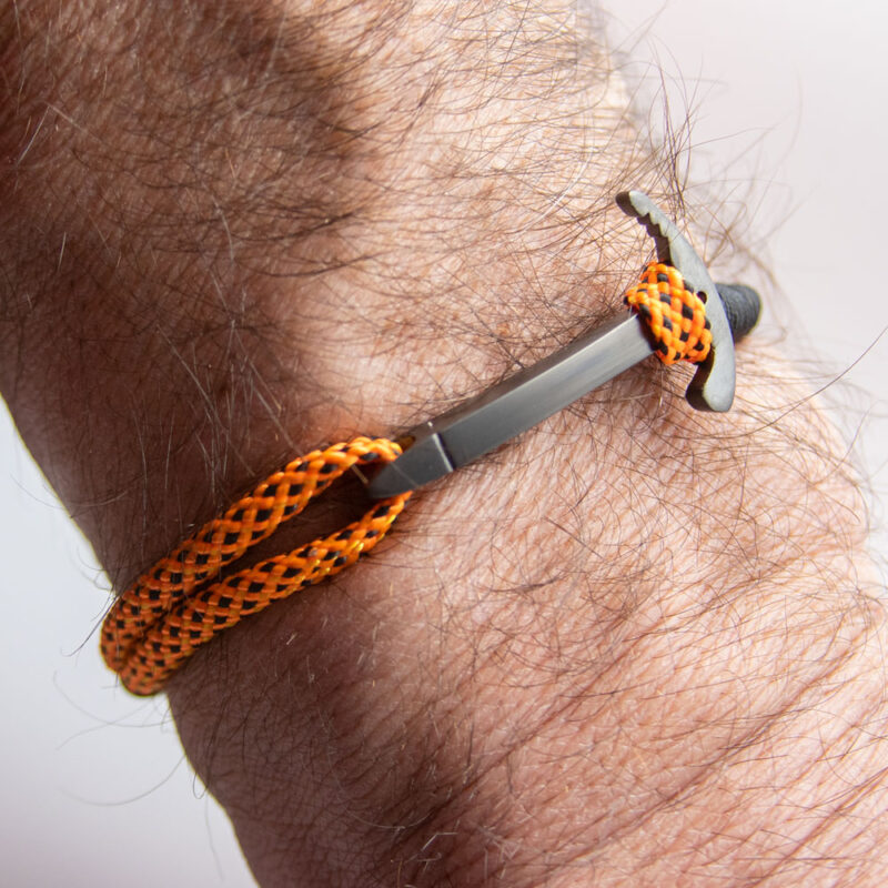 Bracciale con piccozza Black Steel Edition / Personalizzabile - immagine 12