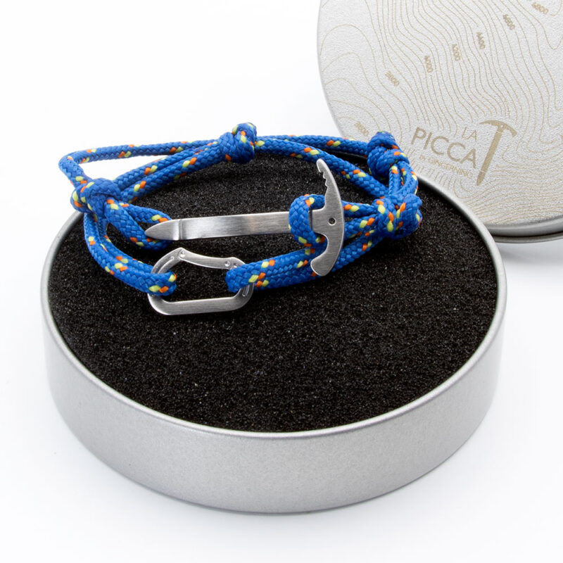 Bracciale doppio giro con piccozza e moschettone Steel Edition / Personalizzabile - immagine 19