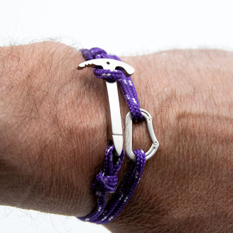 Bracciale doppio giro con piccozza e moschettone Steel Edition / Personalizzabile - immagine 18