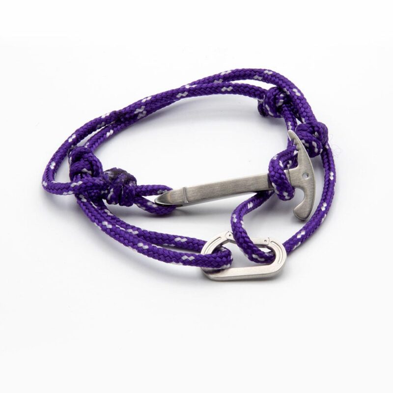 Bracciale doppio giro con piccozza e moschettone Steel Edition / Personalizzabile - immagine 31