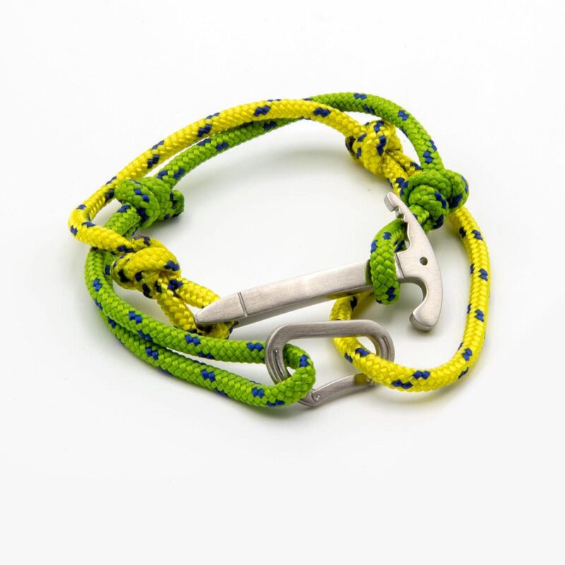 Bracciale doppio giro con piccozza e moschettone Steel Edition / Personalizzabile - immagine 28