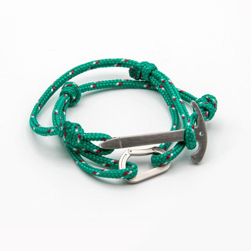 Bracciale doppio giro con piccozza e moschettone Steel Edition / Personalizzabile - immagine 26