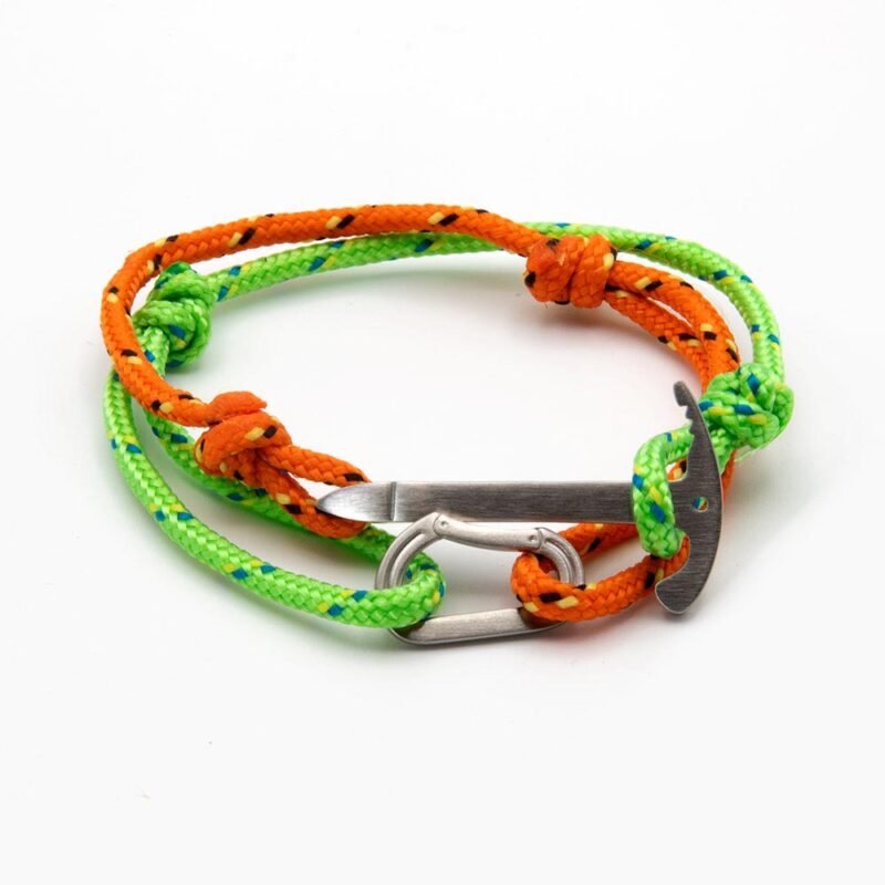 Bracciale doppio giro con piccozza e moschettone Steel Edition / Personalizzabile - immagine 24