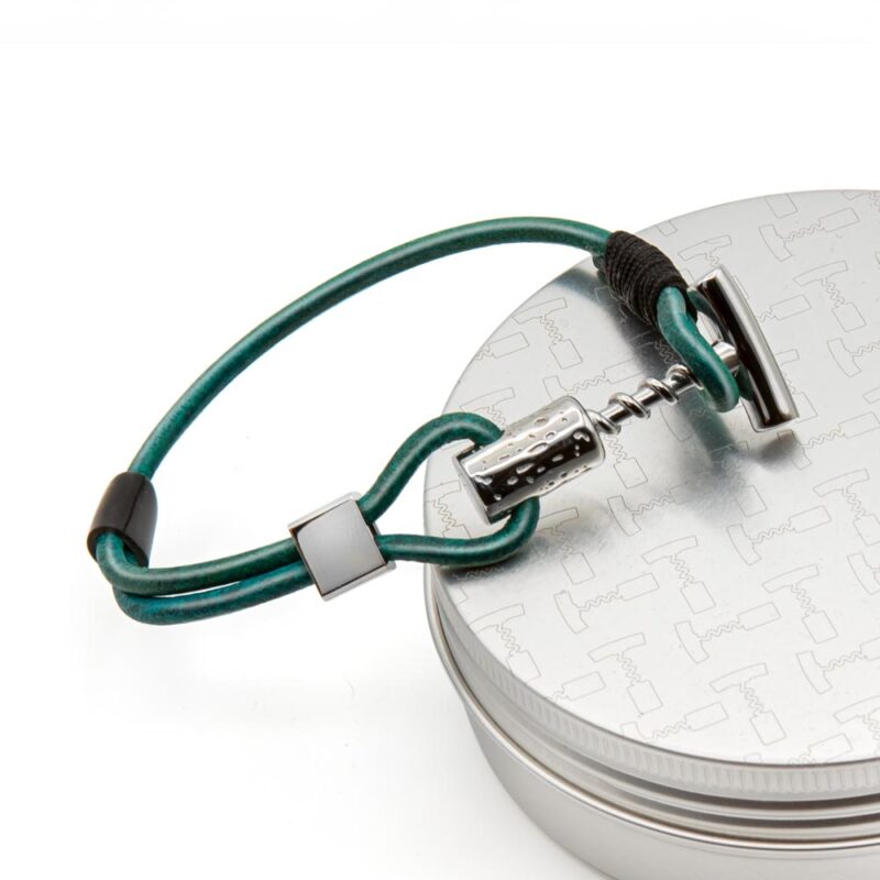 Bracciale Le Tire-Bouchon Steel Edition Turchese - immagine 2