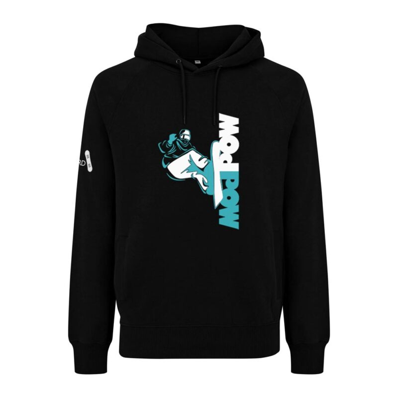 Felpa con cappuccio POW / Black