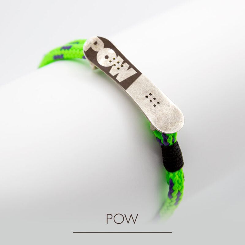 Bracelet with snowboard Pow - Image 14