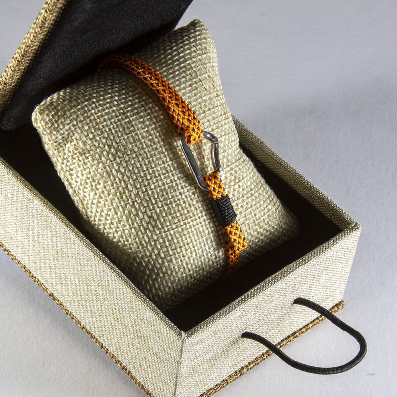 Bracelet with climbing carabiner in 925 Silver - Image 6