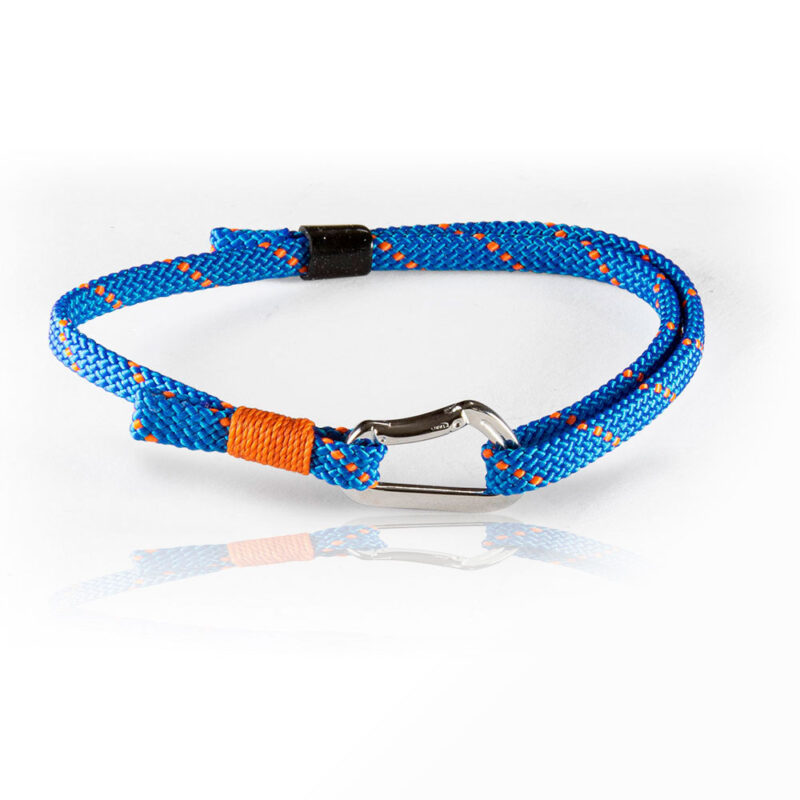 Bracelet with climbing carabiner in 925 Silver