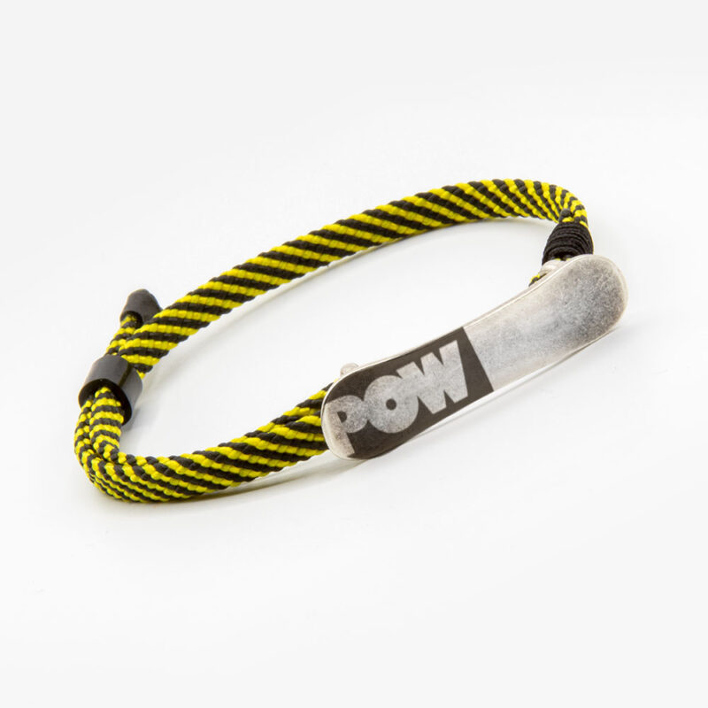 Bracelet with snowboard Pow - Image 9