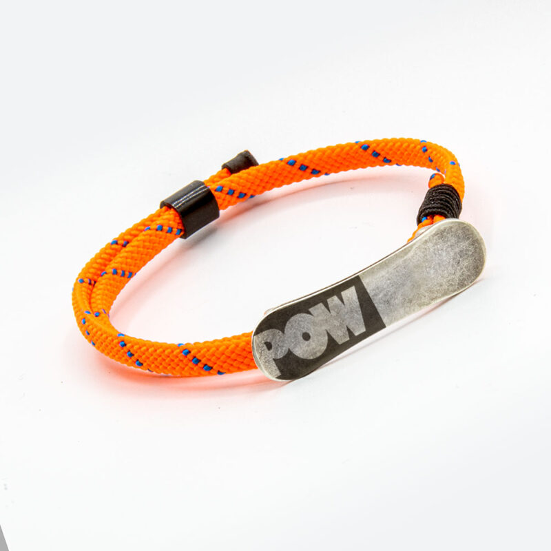 Bracelet with snowboard Pow - Image 5