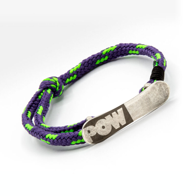 Bracelet with snowboard Pow - Image 3