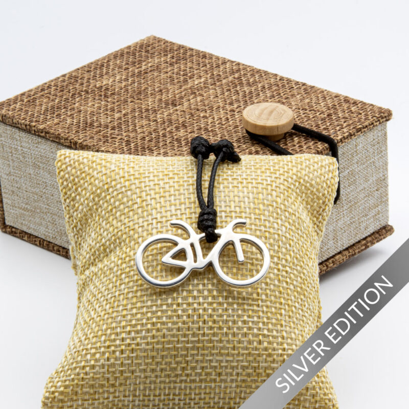 Necklace La Bici Silver Edition/ Customizable - Image 4