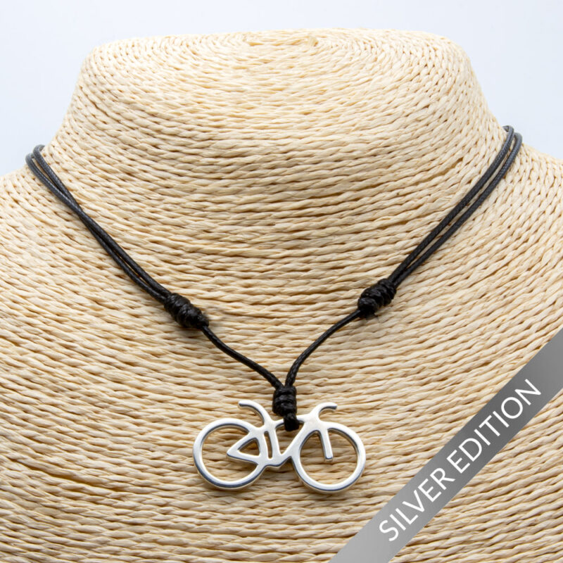 Necklace La Bici Silver Edition/ Customizable - Image 3