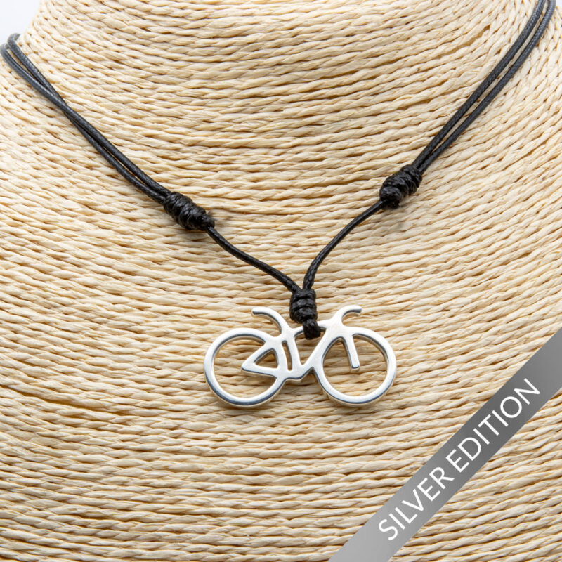 Necklace La Bici Silver Edition/ Customizable