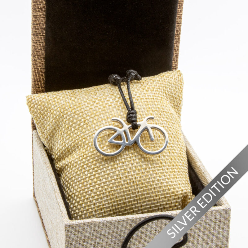Necklace La Bici Silver Edition/ Customizable - Image 2
