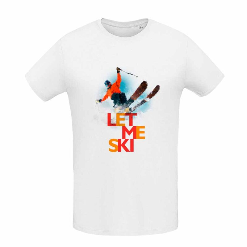 T-Shirt Let me ski / Man