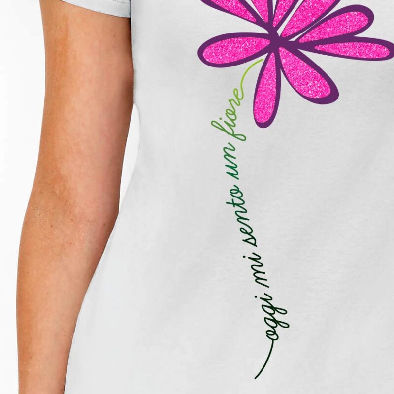 T-Shirt Donna Fiore - immagine 4