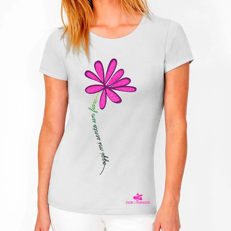 T-Shirt Donna Fiore - immagine 2