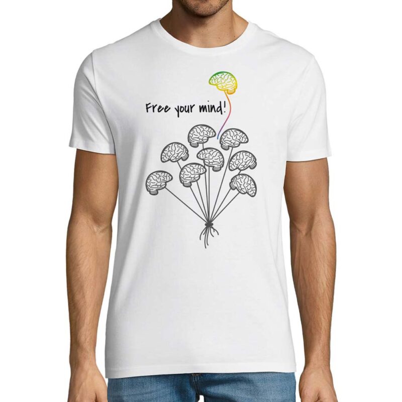 T-Shirt Free your mind / Uomo - immagine 2