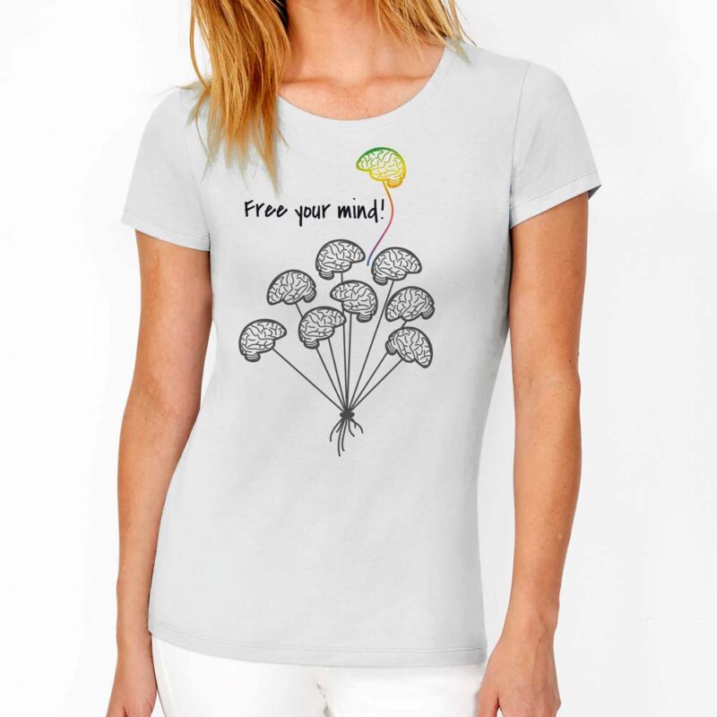 T-Shirt Free your mind / Donna