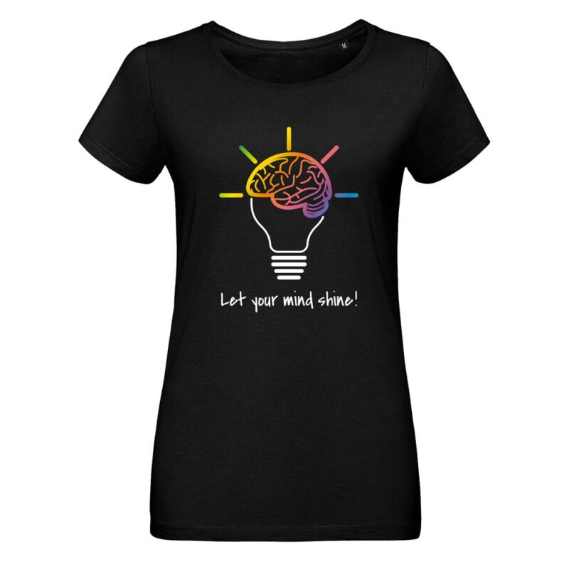 T-Shirt Let your mind shine / Donna - immagine 4