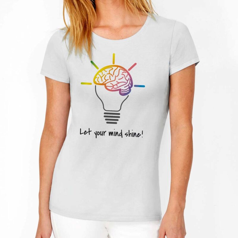 T-Shirt Let your mind shine / Donna - immagine 2