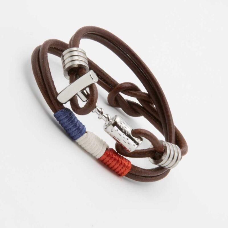 Bracciale Le Tire-Bouchon.fr steel edition / Personalizzabile - immagine 4