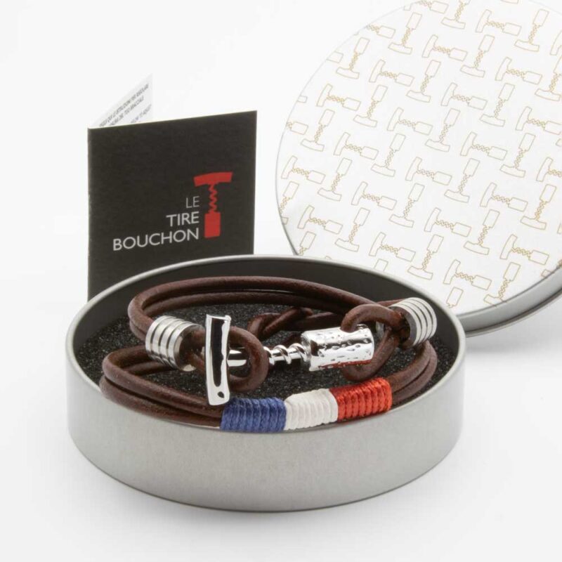 Bracciale Le Tire-Bouchon.fr steel edition / Personalizzabile - immagine 2